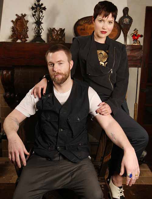 Angie King poses for a picture with her husband.